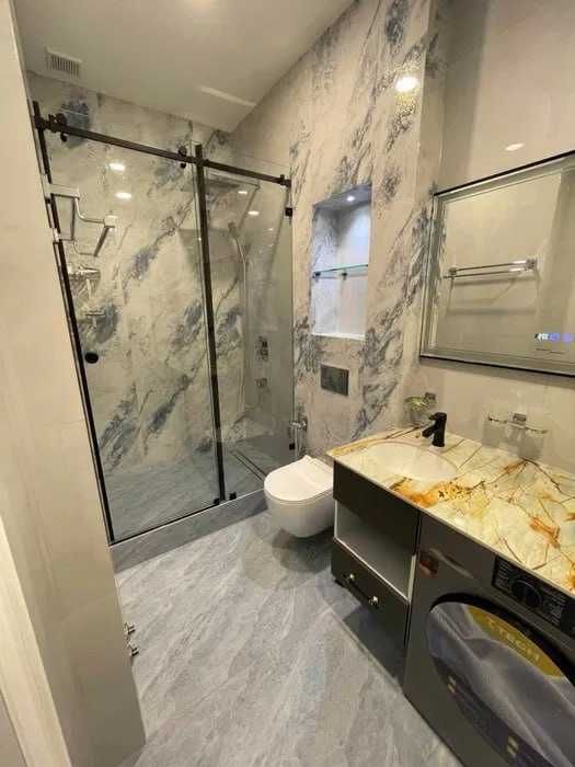 U Tower премиум класса ЖК, 2 комнатная 50м2 ЕВРО ремонт под ключ новый