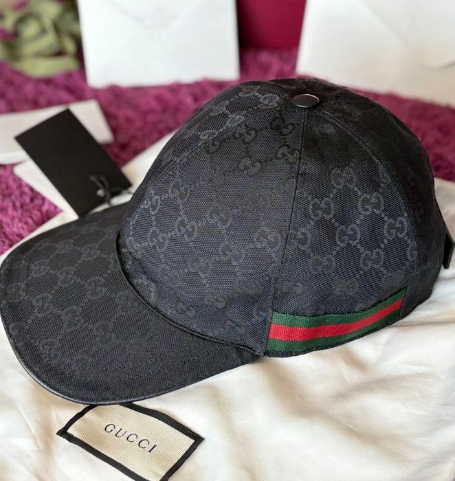 Sapca Gucci neagra originala nouă cu factura