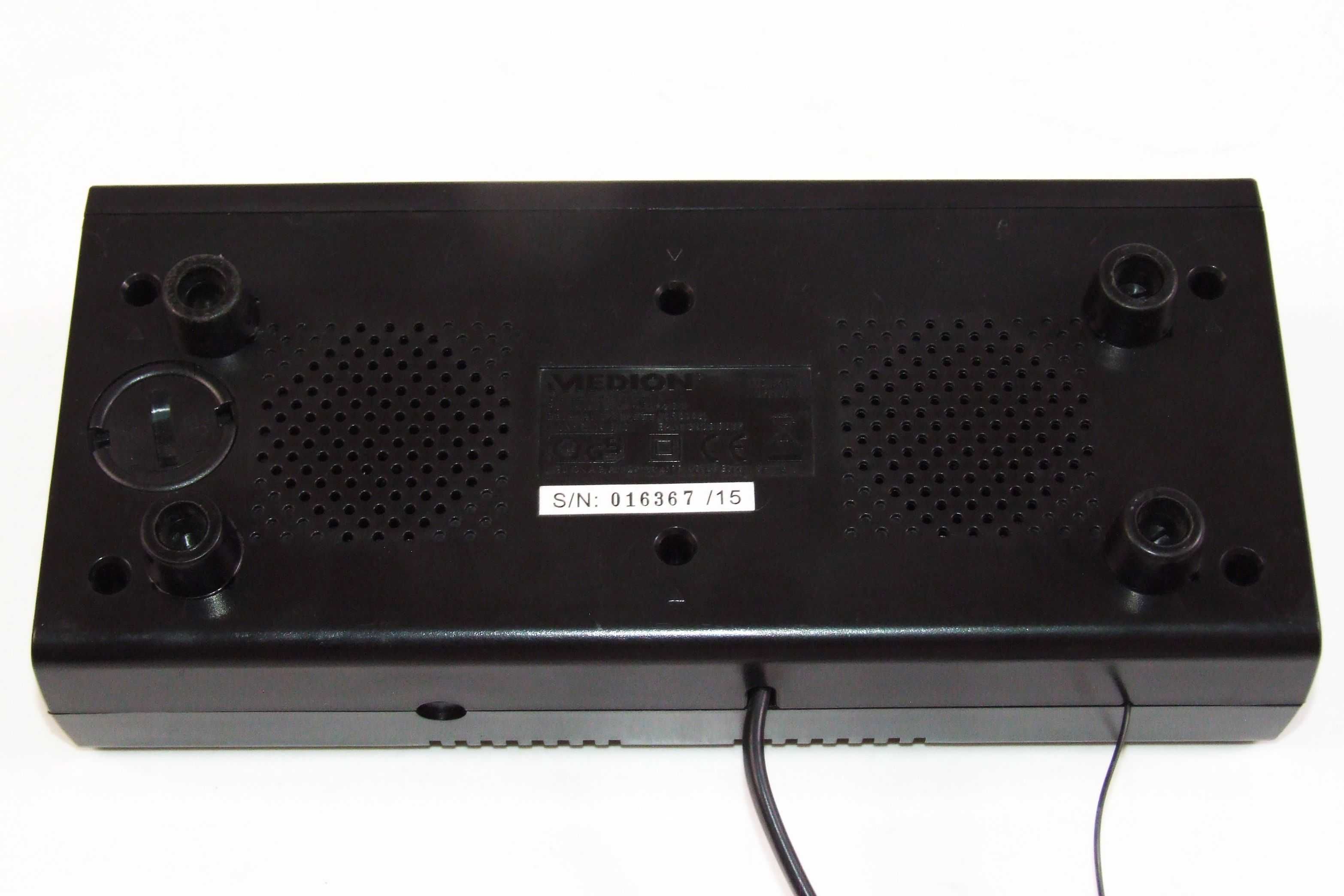 Radio cu ceas MEDION, unde ultrascurte (FM), Made in Germany, NOU