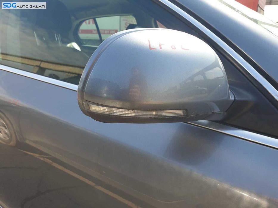 Oglinda Dreapta Electrica Cu Pliere Rabatare si Lumina Ambientala Skoda Superb 2 2008 - 2013 Culoare LF8L [0242]