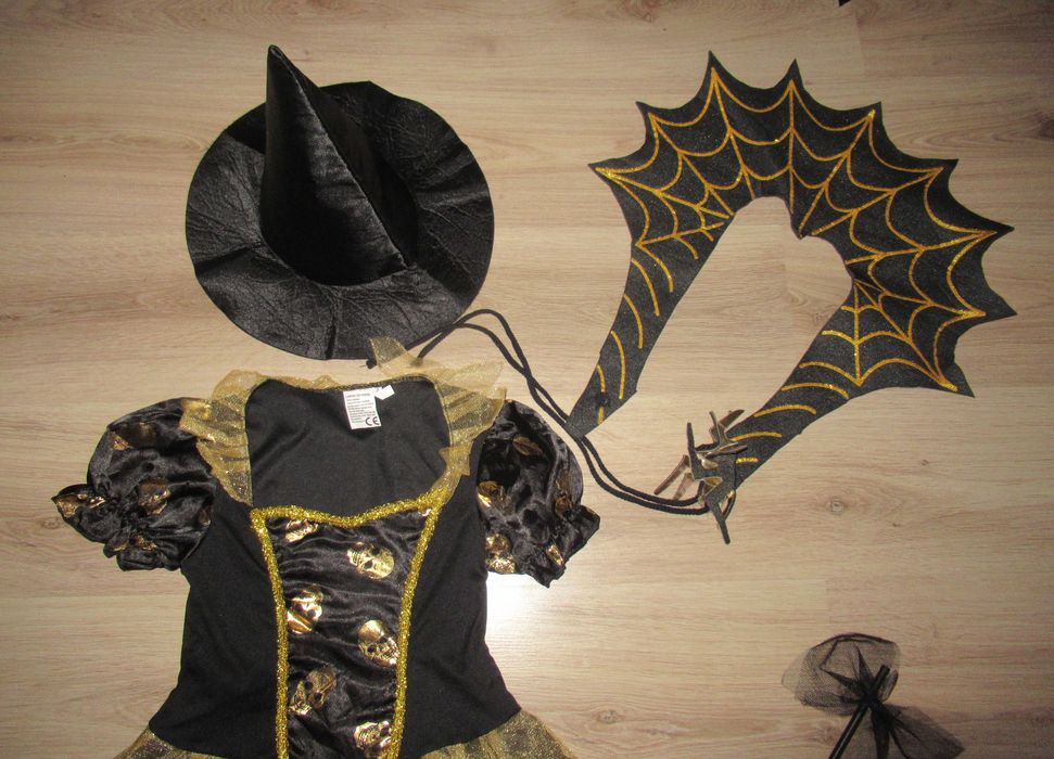 страхотна РОКЛЯ за ХЕЛОУИН с аксесоари--140 номер