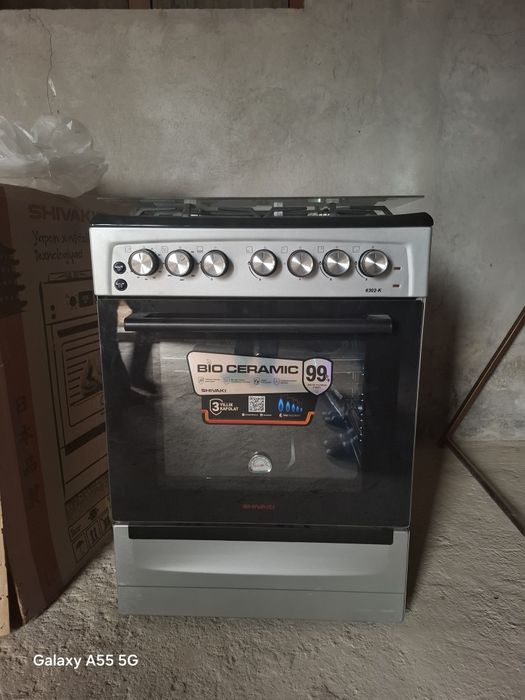 Shivaki gaz plitasi sotiladi zur holatda naxtga beriladi