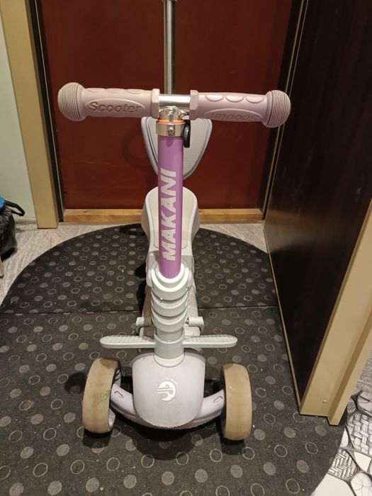 Makani Тротинетка 4в1 Candy Lilac тротинетка с родителски контрол