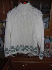 Bluza groasa tricotata manual