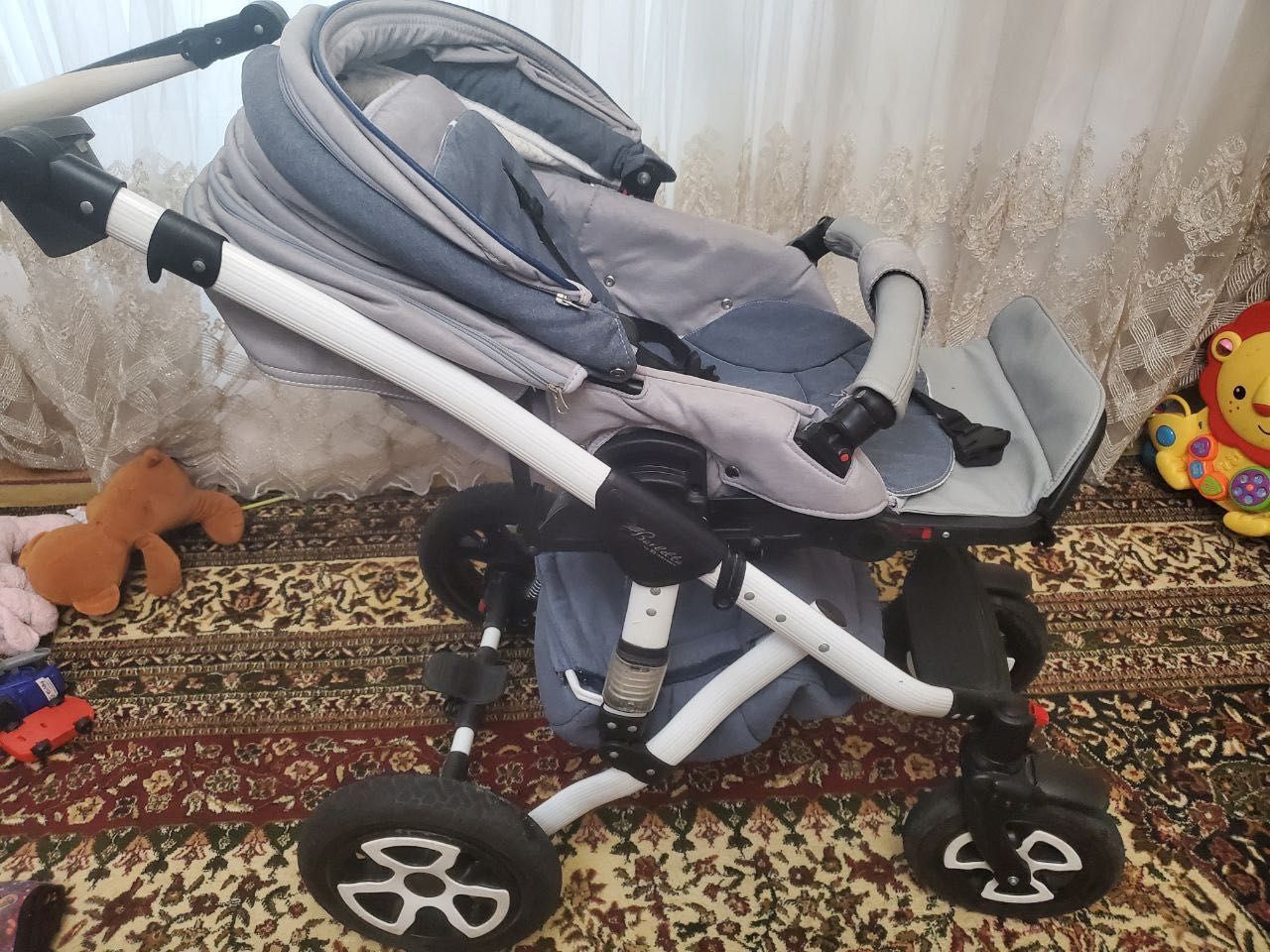Детская Коляска 3в1 Adamex + Толокар BABY Walker 3в1