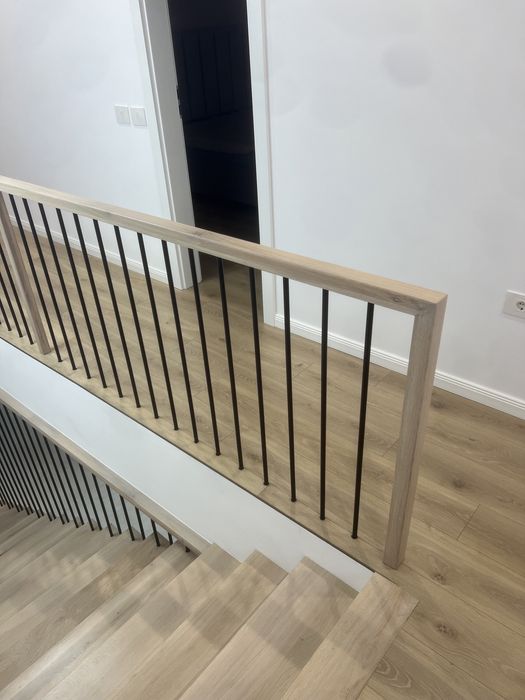 Trepte lemn / scari lemn / balustrade