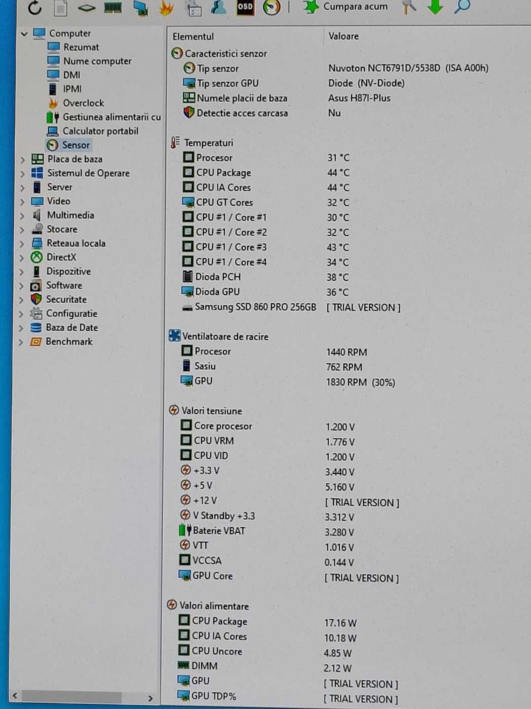 Calculator pc,carcasa Silverstone, Intel i5-4670K, video Nvidia K4000