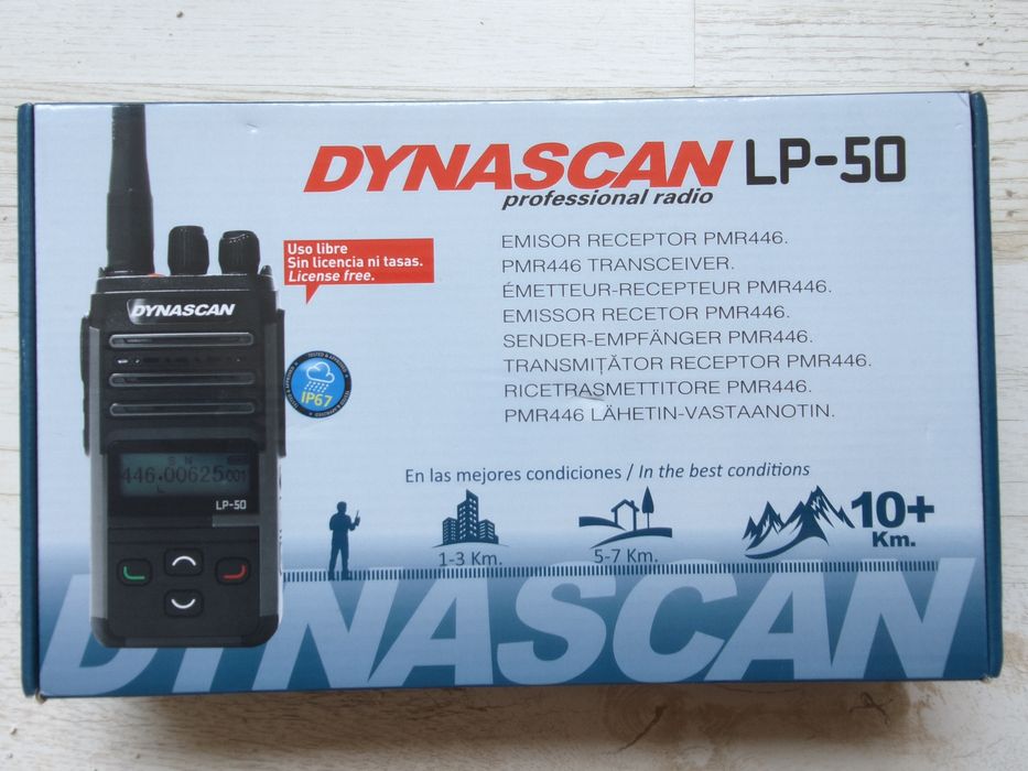 Statie radio portabila scanner PMR446 Dynascan LP-50, 16CH Scan Vox CT