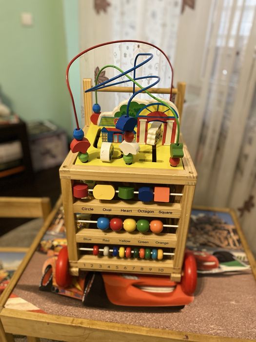 Antenergator din lemn , centru educativ cu 6 activitati