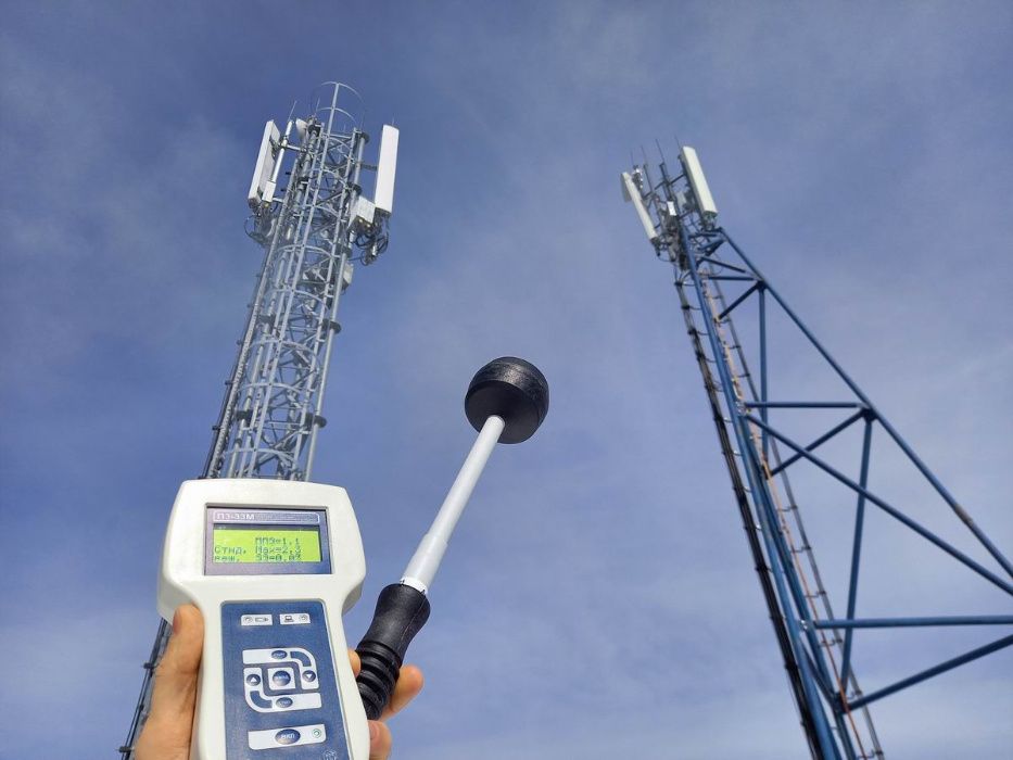 Измерение излучений, замер эми проводов ЛЭП,  антенн.