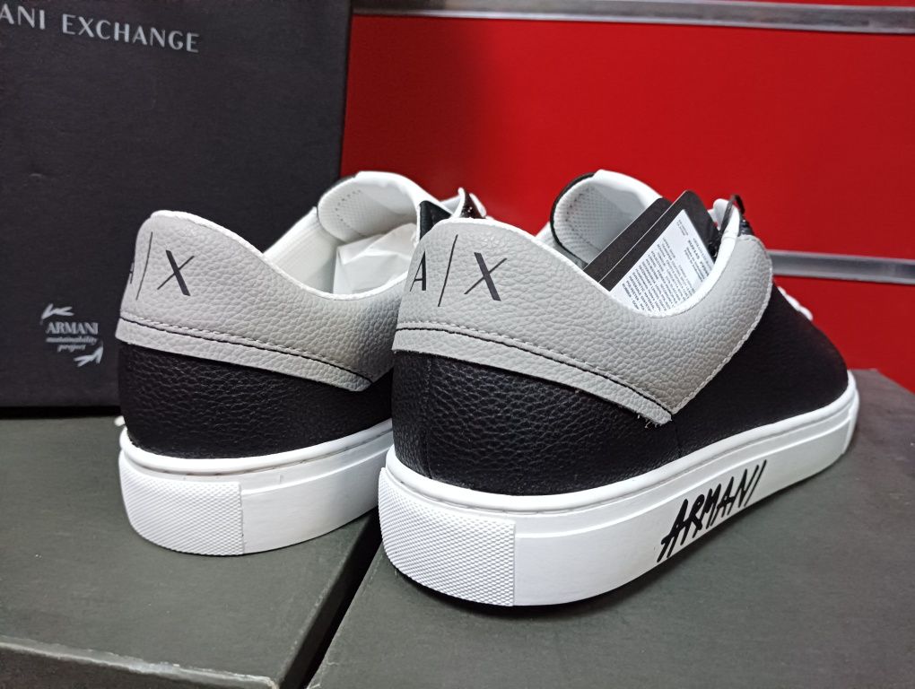 Кожени кецове Armani Exchange 43 , 44 , 45 , 46 AX нови мъжки оригинал