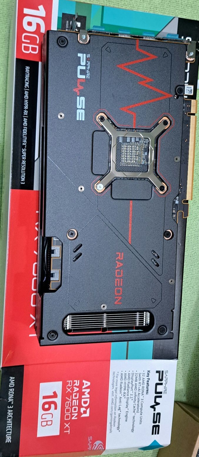 Sapphire AMD Radeon RX 7600 XT PULSE 16GB GDDR6 1‎28-bit