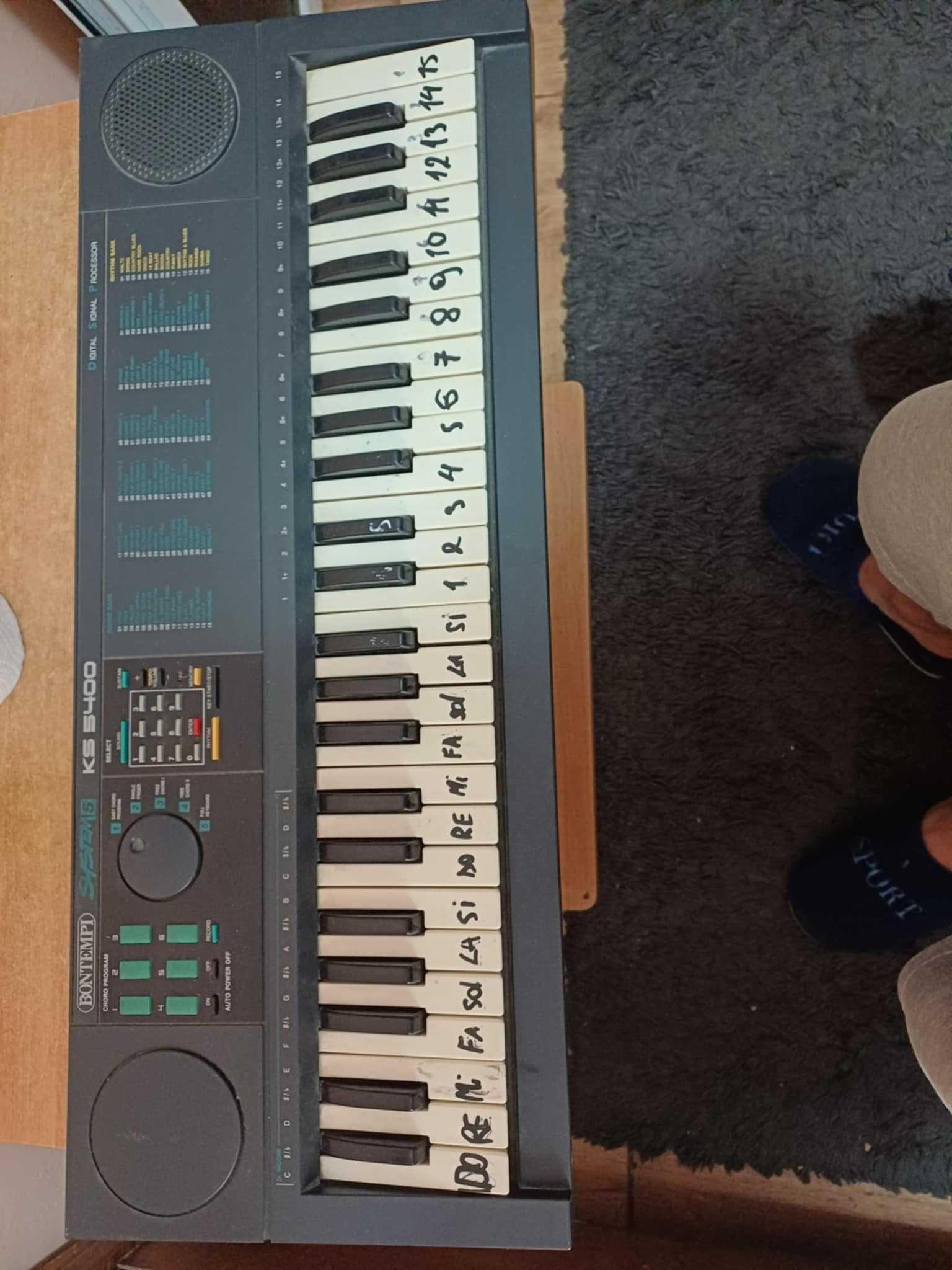 vand orga electronica BONTEMPI sistem5 KS 5400 IN STARE PERFECTA
