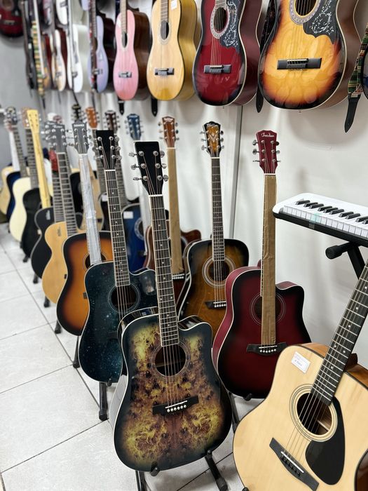 Новые гитары, чехлы ,ремни .