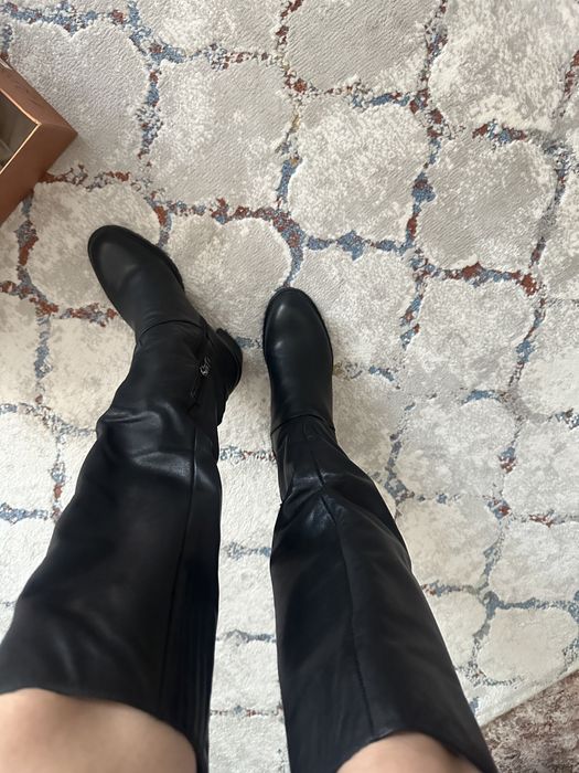 Продам сапоги зимние натуральная кожа и мех!!!