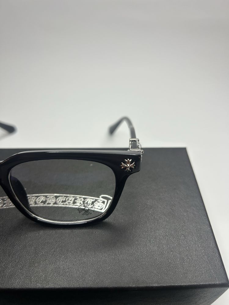 Ochelari Chrome Hearts Negru & Argintiu
