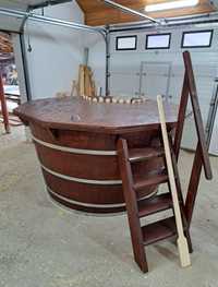 Ciubăr  din lemn de molid pentru baie, calitate inalata si finisaj