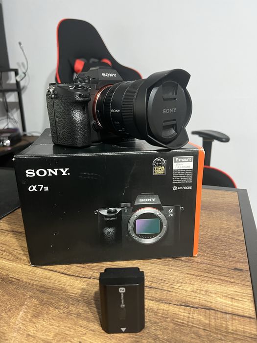Sony a A7 iii ca Nou. 8784 de cadre in 3 ani.