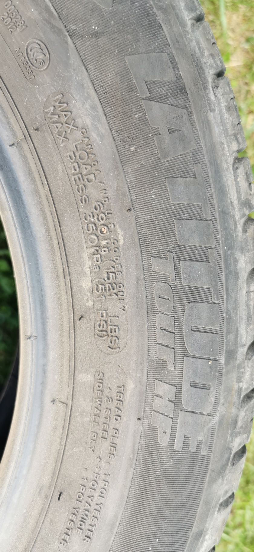 Гуми MICHELIN 215/60/16 LATITUDE TOUR HP- 2бр.