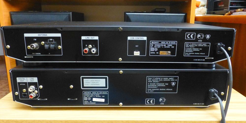 CD player si tuner Sony