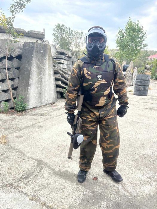 10 echipamente complete  paintball + compresor hpa