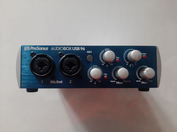 Внешняя студийная звуковая карта PreSonus AudioBox USB 96