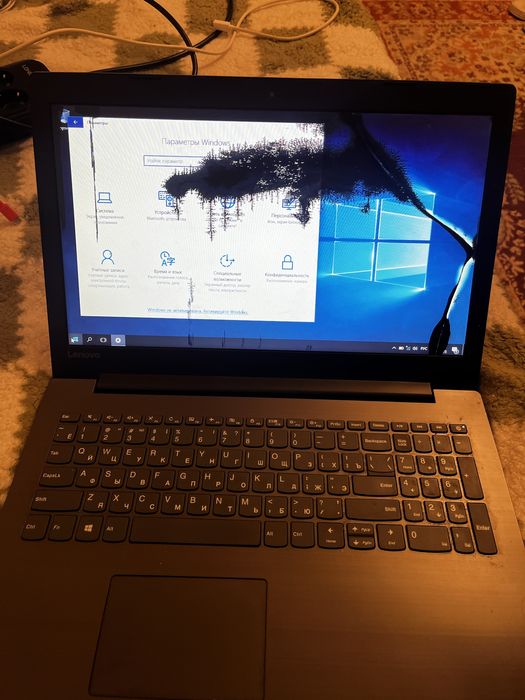 Срочно! Lenovo IdeaPad S340, РАБОЧИЙ,экран разбит, на запчасти, 45000