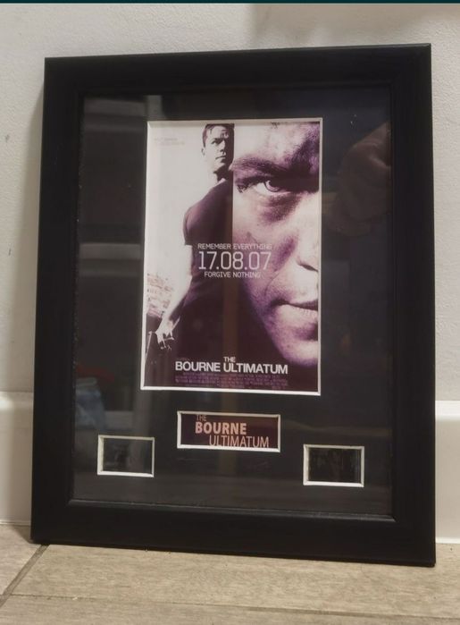 Tablou The Bourne Ultimatum cu bucăți din peliculă film cell original
