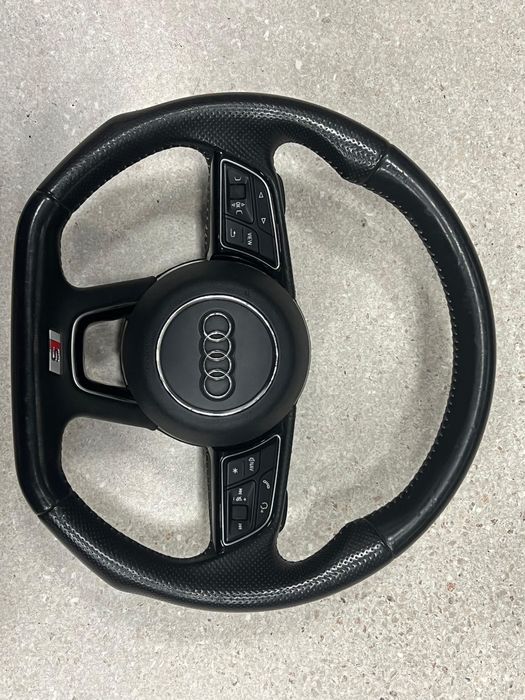 Vand Volan Audi Tesit S-line cu Padele+Airbag A4/S4 A5/S5 B9 Q5/SQ5