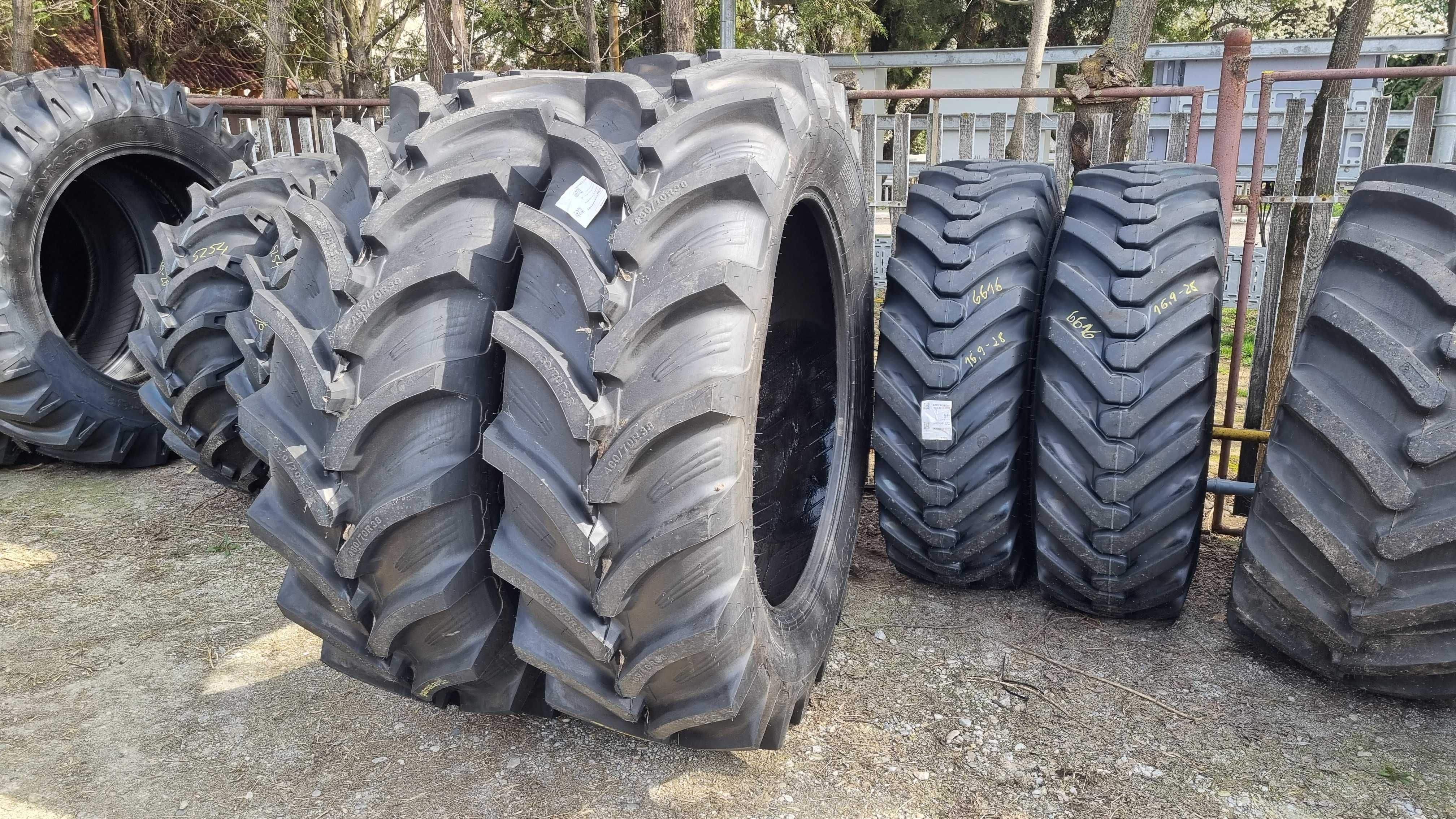 Anvelope tractor rezistente 480/70 R28 cauciucuri NOI cu garantie 5ani