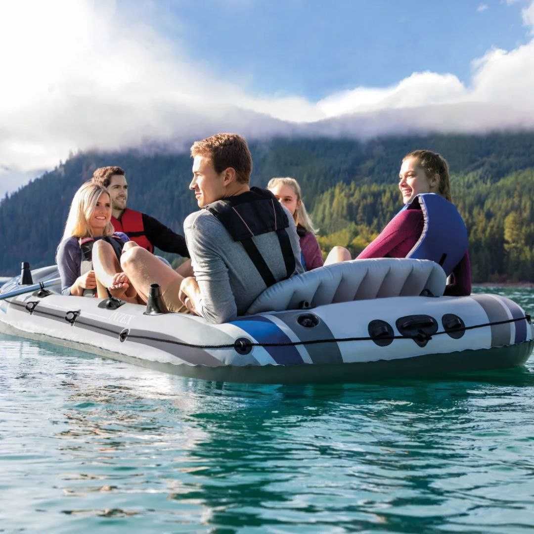 Лодка 5 местный размер Intex-366х168х43 см max-600 кг Доставка бесп