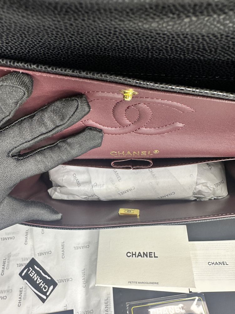 Geanta lux CHANEL piele naturala 100% cutie si saculet cadou