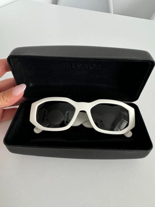 Ochelari versace albi unisex