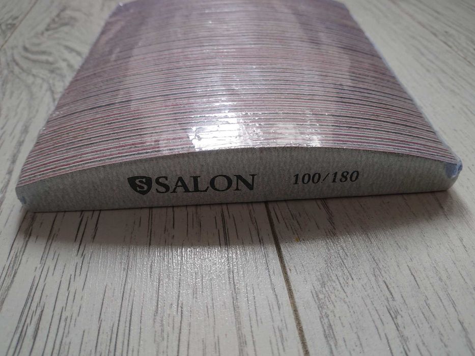 Pila Unghii SALON  Semiluna  Abrazivitate 100/180 produs NOU