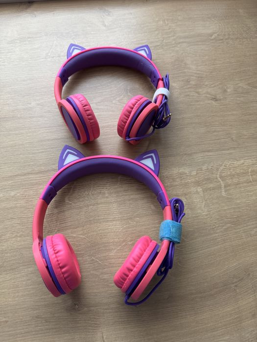 Casti audio cu fir pentru copii