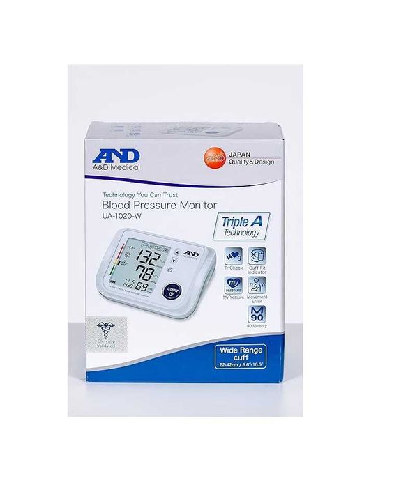 Апарат за кръвно налягане A&D Medical UA-1020-W , маншет 22-42 см