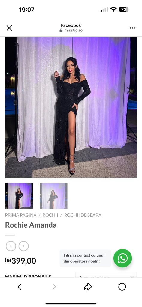 Se vinde rochie.