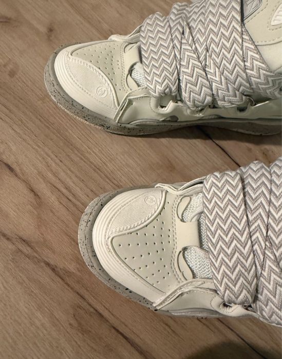 Lanvin curb gri cu alb