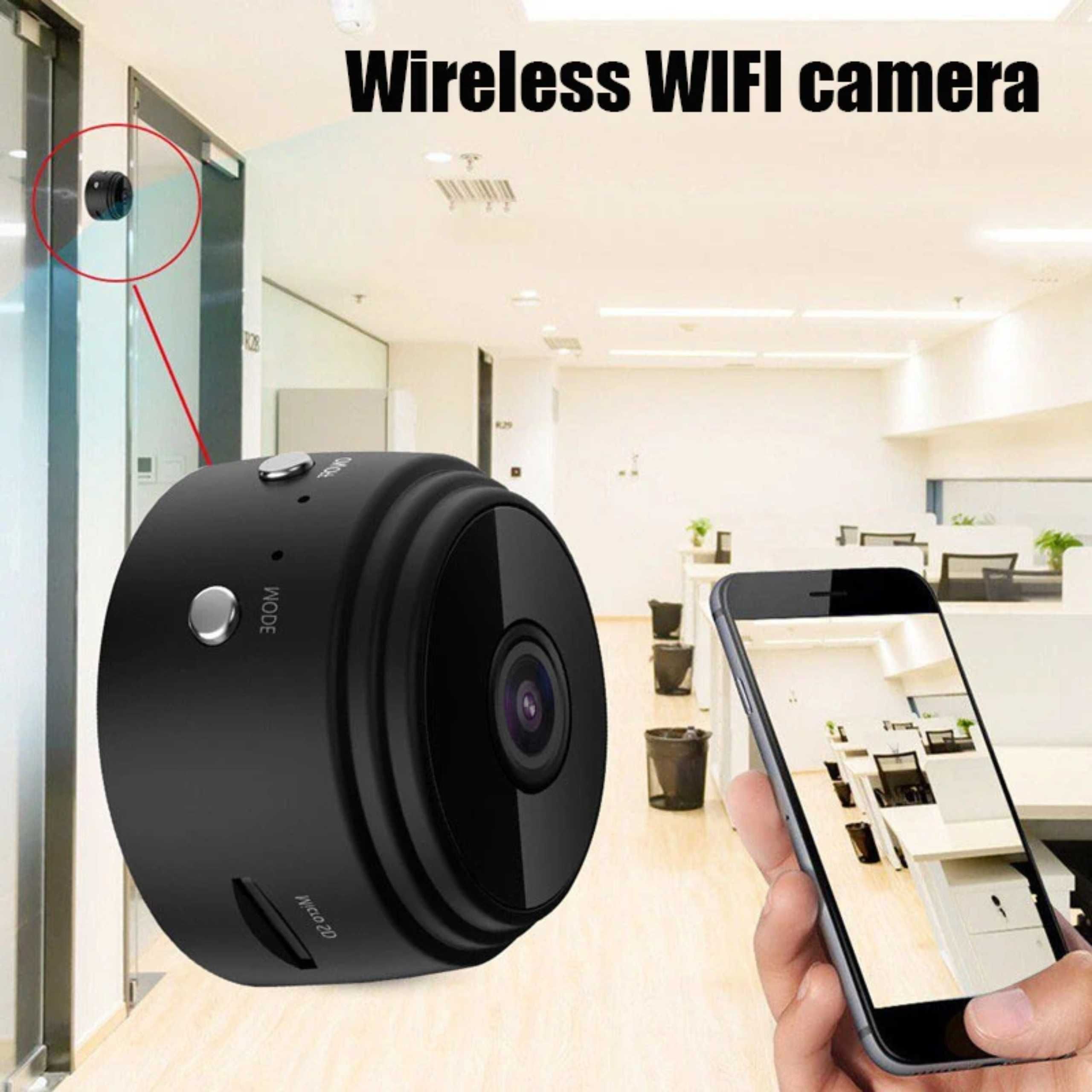 Mini Camera Supraveghere Spy Full HD 1080P NightVision, iOS / Android