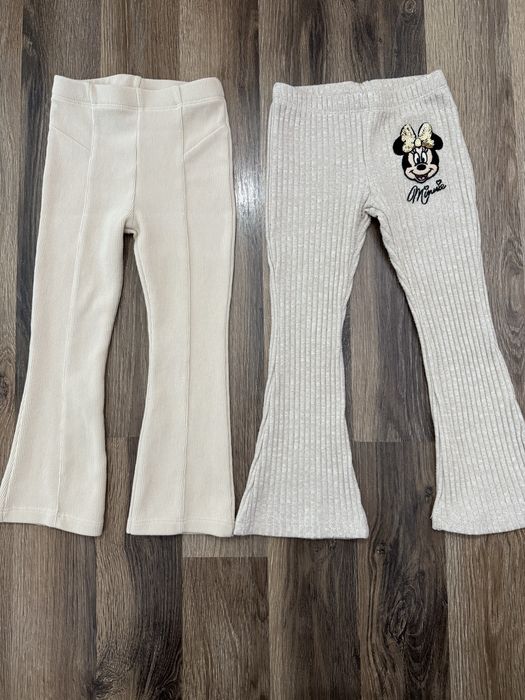 Pantaloni evazati fetita marime 98 zara si c&a