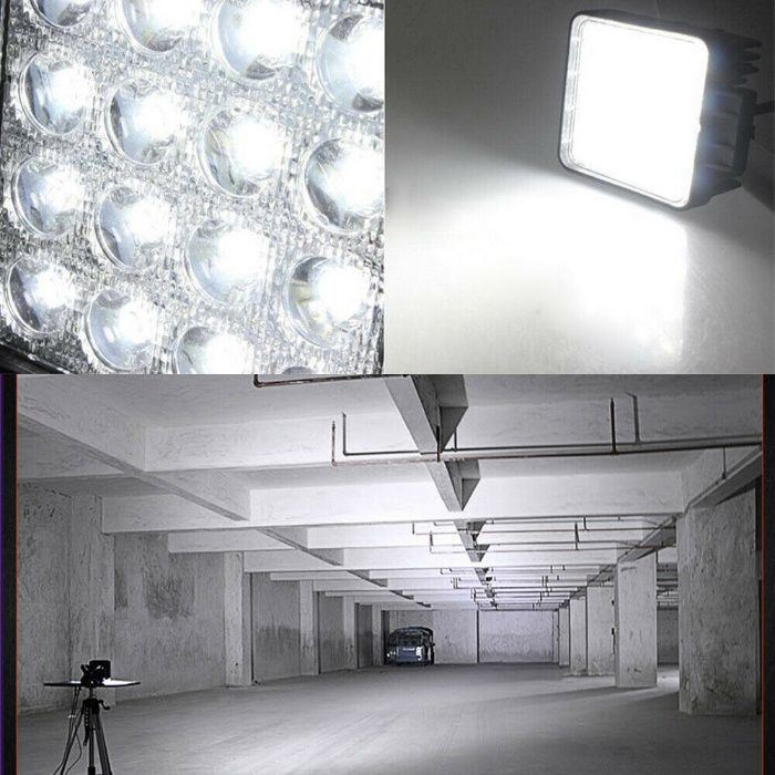 Proiectoare led 48w/off-road/lumina de lucru utilaje /