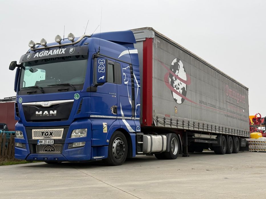 Ansamblu Mega Man TGX si semiremorca Kogel S24-1