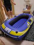 Barca barcuta gonflabila, dimensiuni 1x1.8m noua sup piscina copii