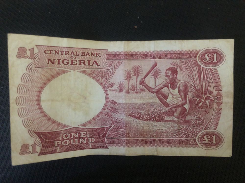 Bancnotă Pound Nigerian