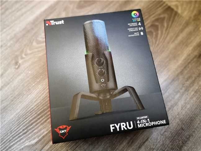 microfon Trust Fyru GXT 258, 4 in 1, Negru
