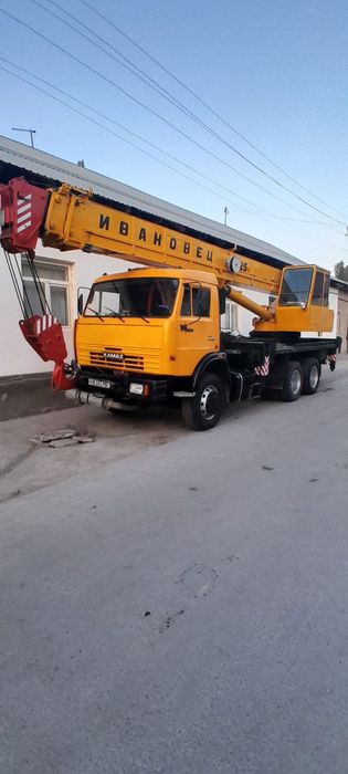 Avtokran sotiladi 25t 21m kamaz ivanoves srochna