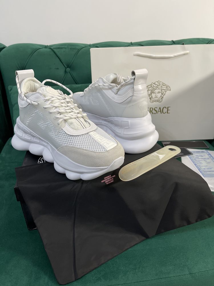 Adidasi Versace Chain Reaction Premium full Box