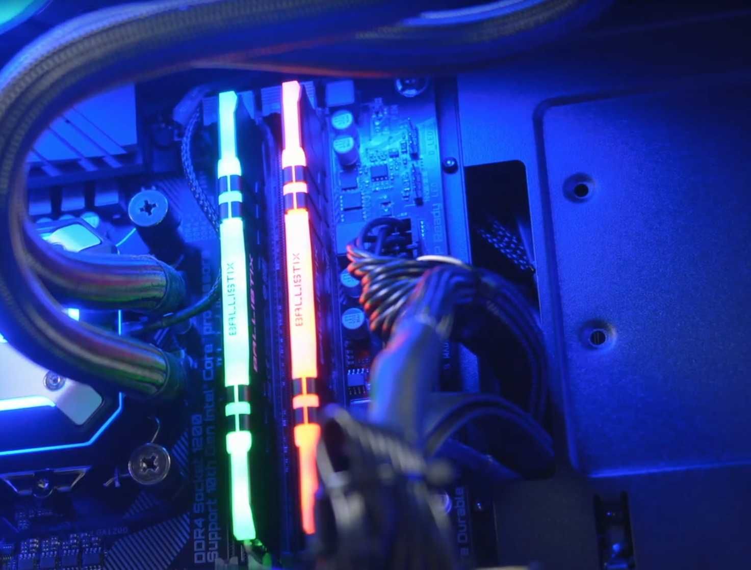 RAM памет Crucial Ballistix RGB, 16GB DDR4, 3200MHz CL16