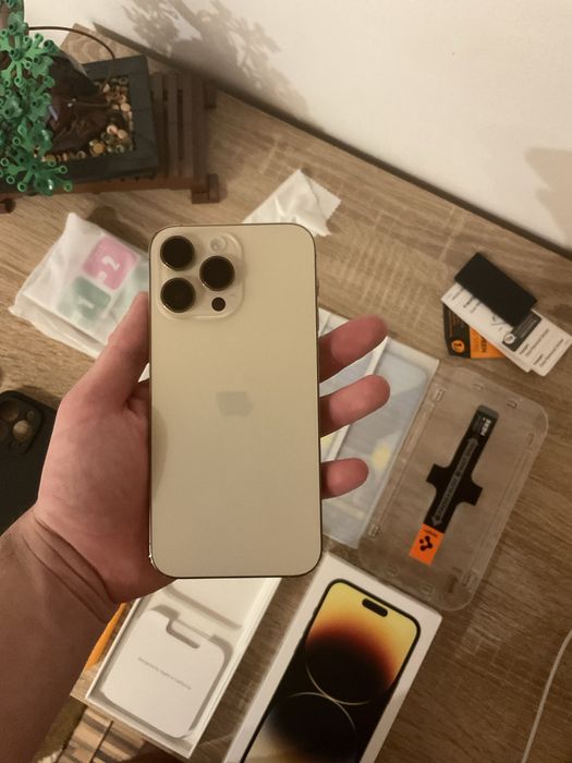 Iphone 14 Pro Max 256gb Gold baterie noua full box