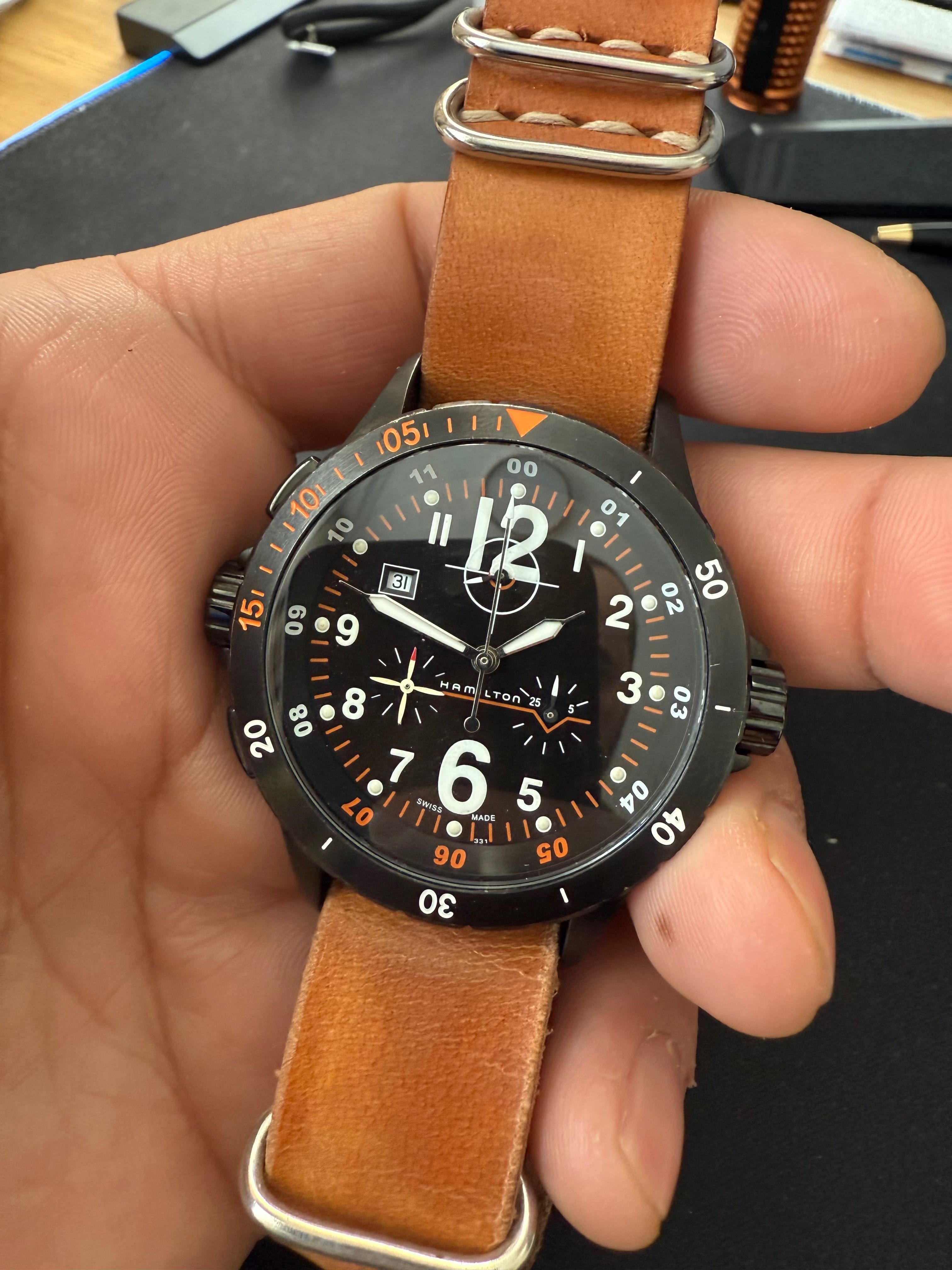 HAMILTON Khaki Air Chronograph часовник